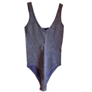 Aura Women’s Ribbed Sleeveless Bodysuit